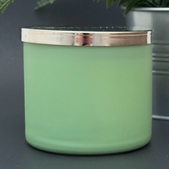 BBW Basil Leaf & Apple Bath & Body Works 3 Wick Candle - Picture 2 of 10